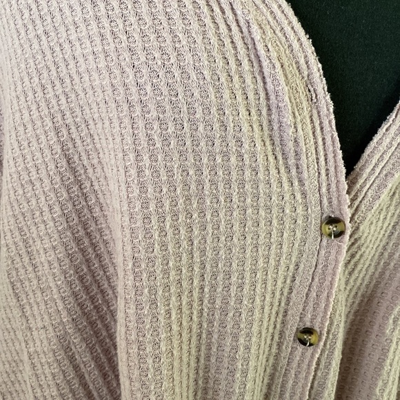 Urban Outfitters Out from Under Thermal Button Up Top - Picture 4 of 6